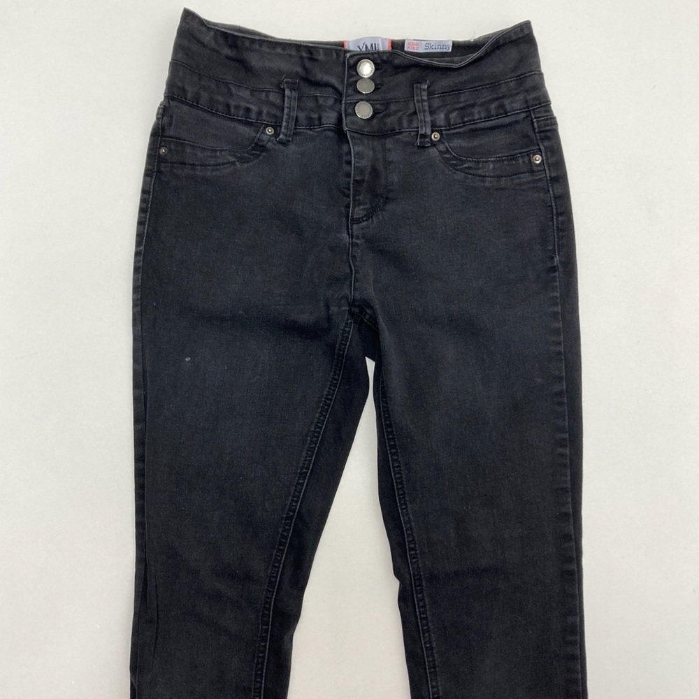 YMI High Rise Black Skinny Jeans Womens Size 9 - Picture 2 of 8